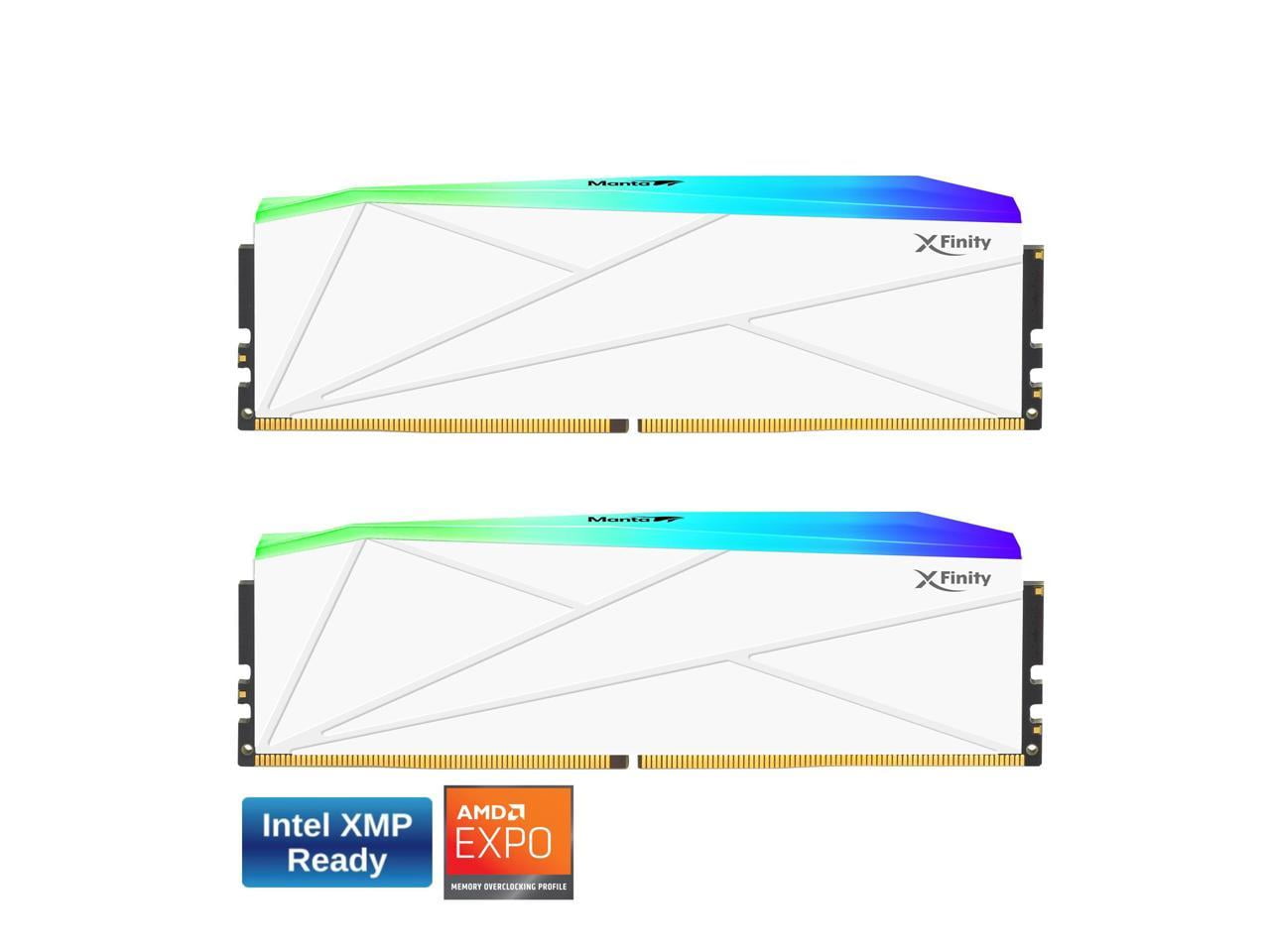 V-COLOR Manta XFinity RGB DDR5 32GB (16GBx2) 7600MHz XMP 3.0 and AMD ...