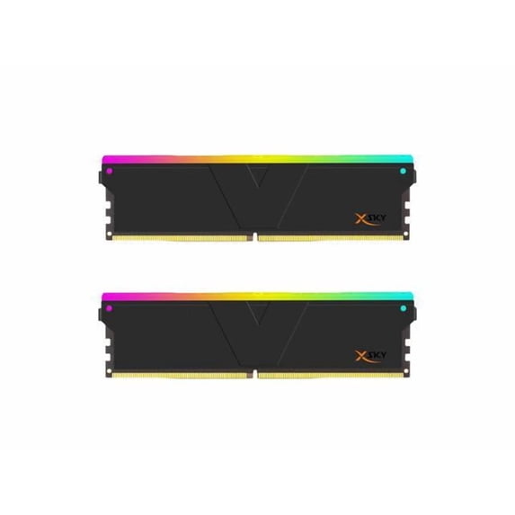 V-COLOR Manta XSky DDR5 32GB (2x16GB) 6000MHz CL28 1.4V SK Hynix IC RGB Gaming Desktop Upgrade Memory Module Black, for AMD EXPO (TMXSAL1660828KWK)
