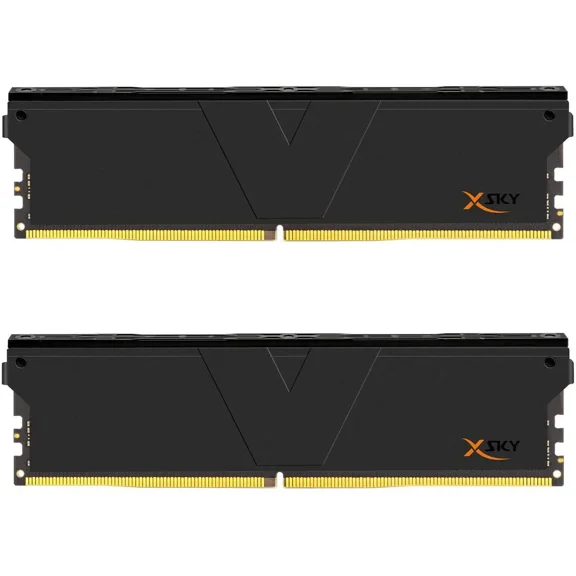 V-COLOR Manta XSky DDR5 32GB (2x16GB) 6400MHz CL32 1.4V SK Hynix IC Gaming Desktop Memory Module Black, for AMD EXPO TMXSAO1664832KKK