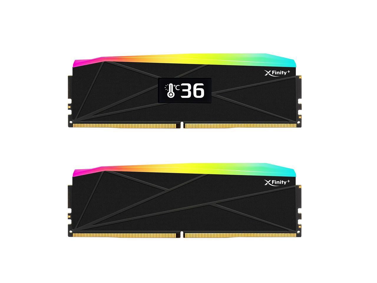 V-Color OTMXFAL1660830KWK 32GB DDR5 6000 Desktop Memory Kit OLED XFinity Plus RGB Black