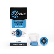 V-Comb A1 Disposable Capture Filters, Replacements for A1 & Supra Electric Lice Comb, Hands-Free Automatic Sealing, 6 Pack