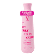 V&Co. Beauty Curly Hair Shampoo with Peptide Technology, 12 oz, Curl Enhancing for Adults & Teens