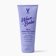 V&Co. Beauty Wave Babe Wave Enhancing Cream   Anti-Fizz Hair Cream for Wavy Hair, Hydrating Hair Care with Peptides & Rice Protein   6 fl oz
