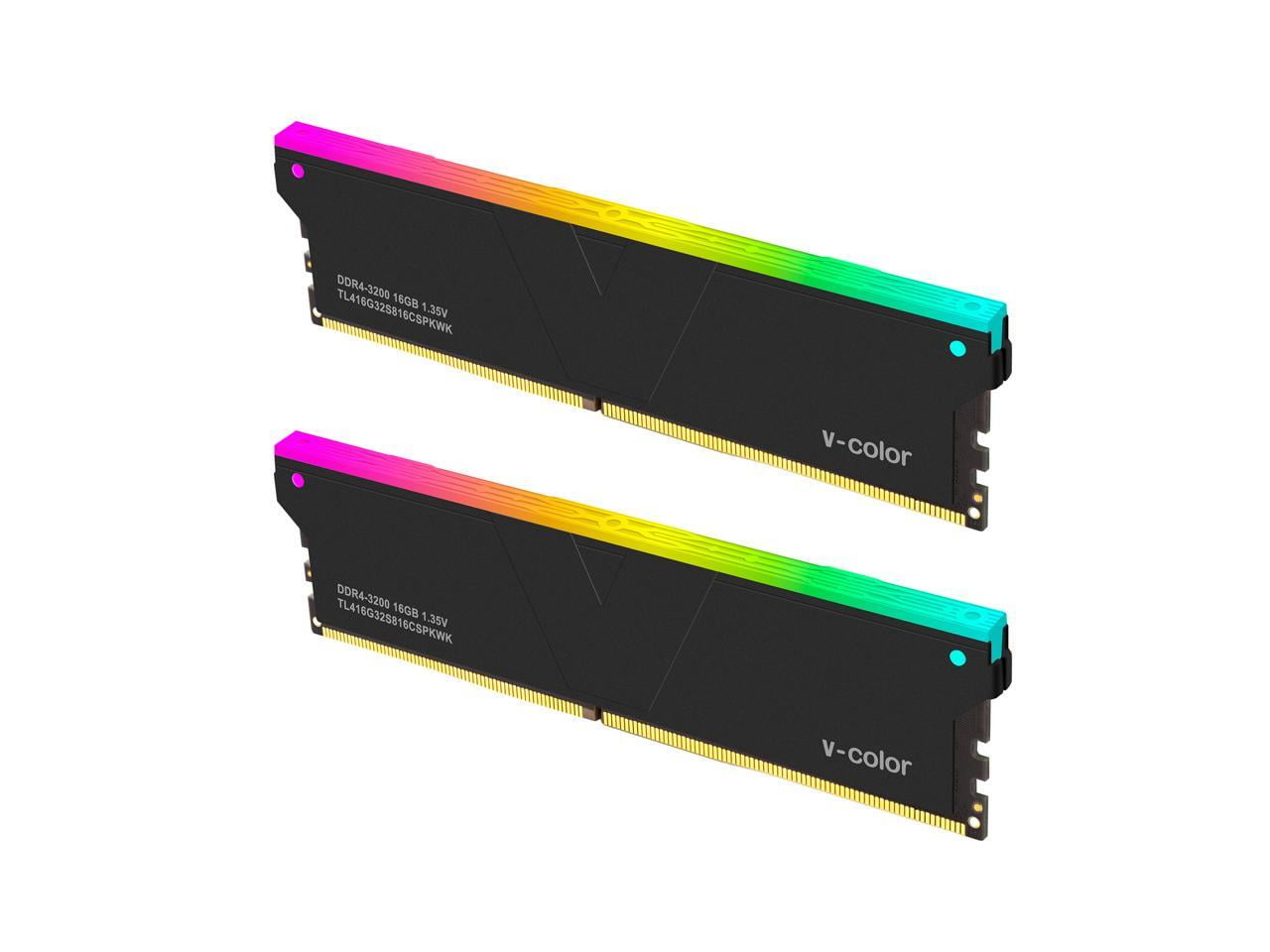 v-color DDR4-3200 ECC UDIMM 64GB（32GB×2） V-Color DDR4 64GB (2x32GB) 3200MHz (PC4-25600) Server Memory