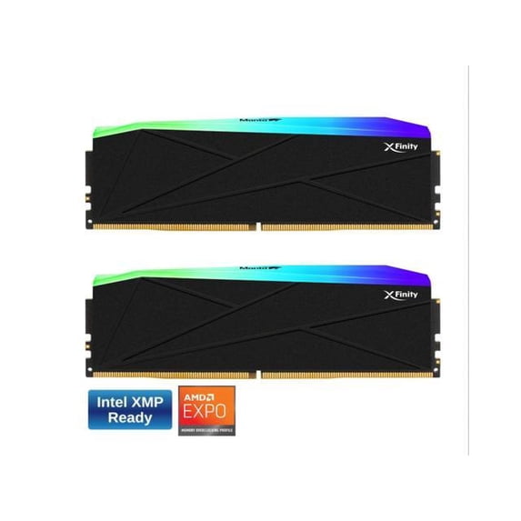 V-Color TMXFL3264832KWK Manta XFinity RGB DDR5 64GB (2x32GB) 6400MHz CL32 - Black