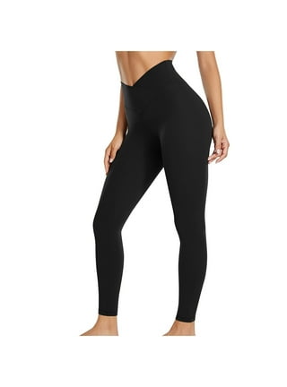 YWDJ Womens Leggings Workout Flare Long Length Capris High Waist Casual  Sports Yogalicious Crossover Boot Cut Summer Utility Dressy Everyday Soft