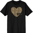 thumbnail image 1 of V Day Cheetah Heart Be Mine Crew Neck Short Sleeve Adult T-shirt
-3XL-Black, 1 of 3