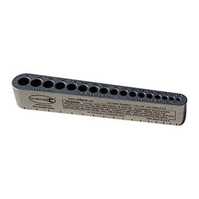 V-DrillGuide, Drill Bit Guide Tool, Standard Sizes 1/8" To 3/8", 17 holes,