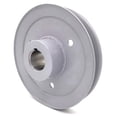 Poulie Courroie BK34 - Alésage 1 1/8 Pouce, 3.55 OD, Pour Moteur électrique, Fonte