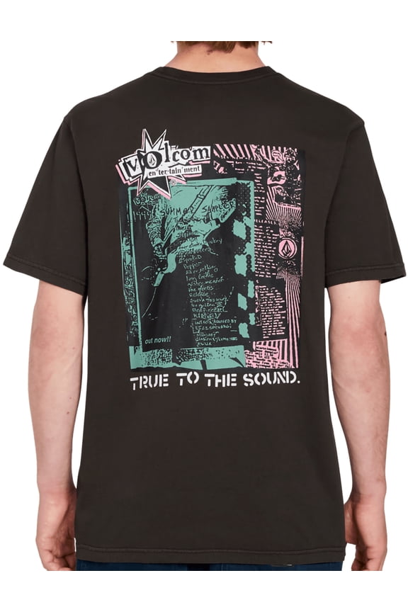 V Entertainment LP Short Sleeve T-Shirt [Rinsed Black]