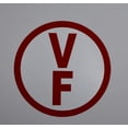 thumbnail image 1 of V-F Floor Truss Circular Sign (White,Reflective Sticker,6X6)(ref-2022-4), 1 of 2