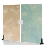 V-FLAT WORLD 30x40 Double Sided Duo Board Backdrop, Miami Sky/Sahara Sand