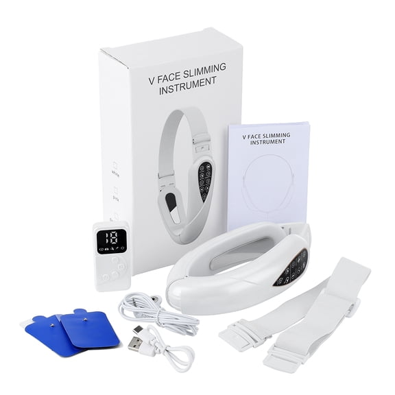 V-Face Lifting Device LED Skin Rejuvenation Facial Cheek Firming Beauty Belt with Remote Control