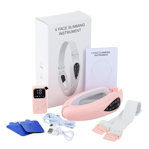 V-Face Lifting Device LED Skin Rejuvenation Facial Cheek Firming Beauty Belt with Remote Control