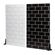 V-Flat World 30x40 Duo Board Double Sided Background White /Ebony Subway