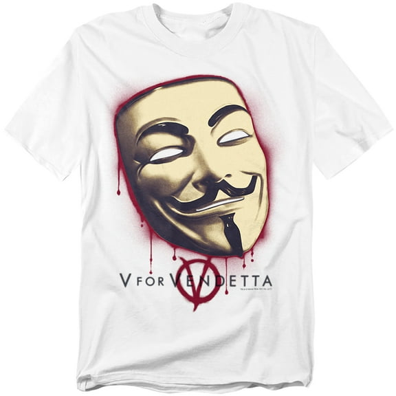 V For Vendetta T-Shirt Fawks Mask Unisex Graphic Tee For Men & Women
