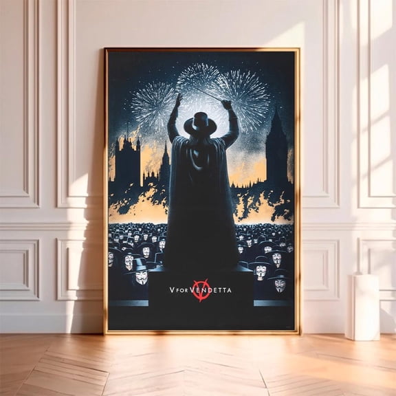 V For Vendetta Movie Poster Unframed Size 24''x36'' GooGate