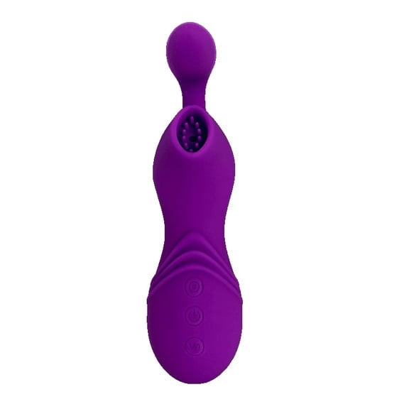 V For Vibes Clitoral Suction Toy And G-Spot Vibrator Persephone - Purple