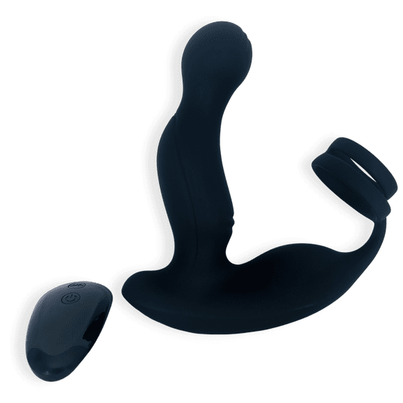 V For Vibes Prostate Massager, Prostate Vibrator Cupid - Black
