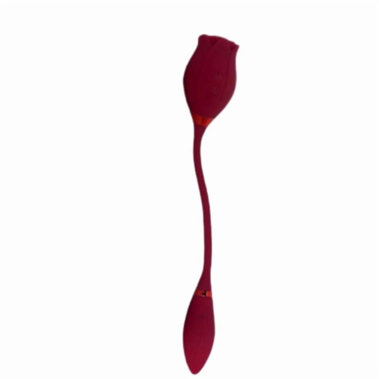 V For Vibes Rose Dual Vibrator, Rose Toy Daphne - Red