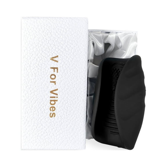 V For Vibes Vibrating Penis Sleeve Aion - Black