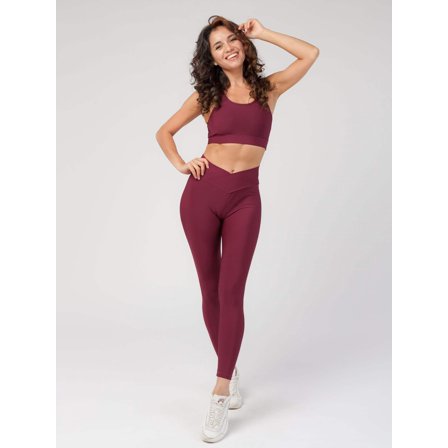 V Front High Waist Legging