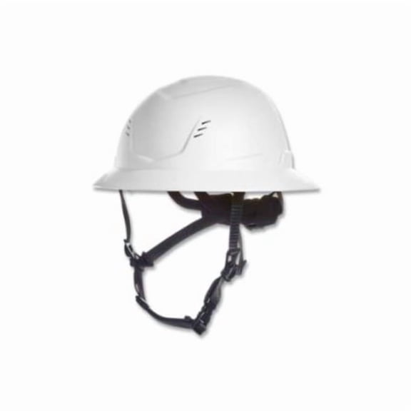 V-Gard 454-10250605 H2 Safety Helmet, Type II, Full Brim, Rachet Suspension, Vented, Maps System - White