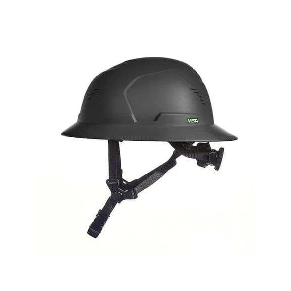 V-Gard 454-10250606 MSA H2 Full-Brim Safety Helmet with MIPS Vented, Black