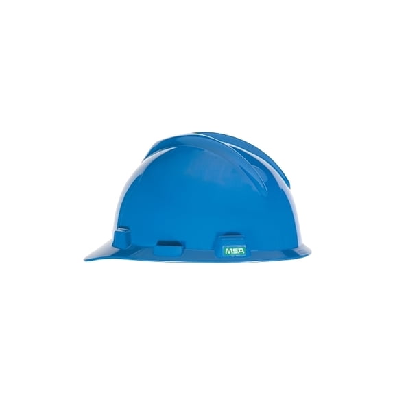V-Gard® 500 Protective Caps and Hats, 4 Point Fas-Trac, Vented Cap, Blue
