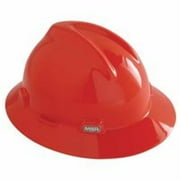 V-Gard  Protective Hat, Fas-Trac  III, Full Brim Hat, Slotted, Orange