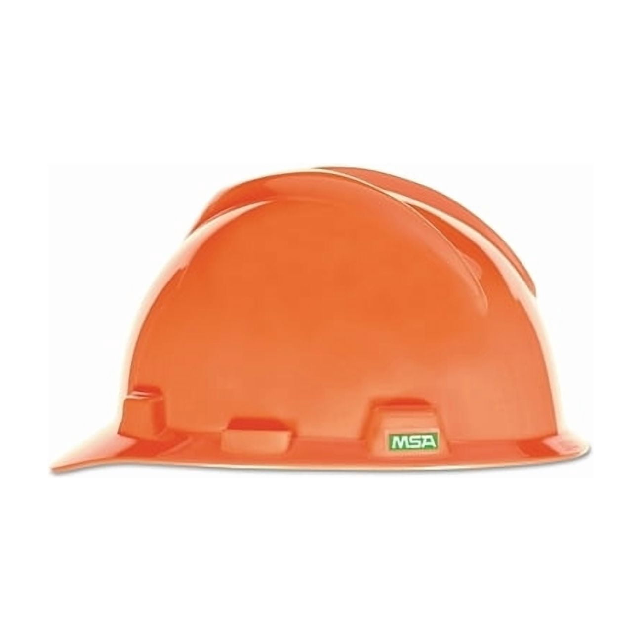 V-Gard® Slotted Hard Hat Cap, Fas-Trac® III Suspension, Hi-Viz Orange