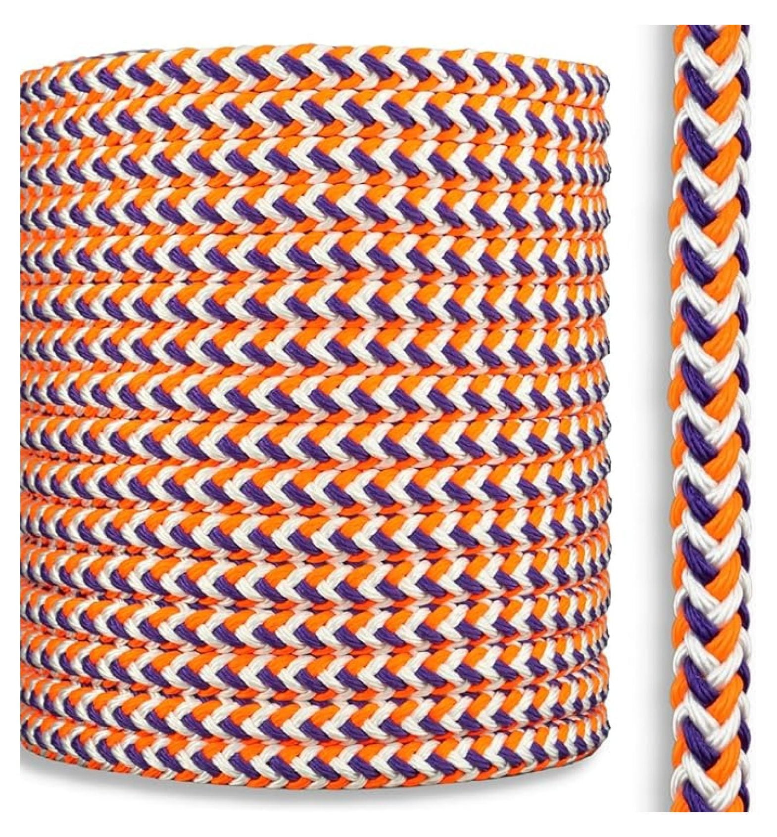 Bull Rigging Rope V-HEX Rigging Rope | Arborist Bull Rope 1/2 in. x 100 ft. - Walmart.com