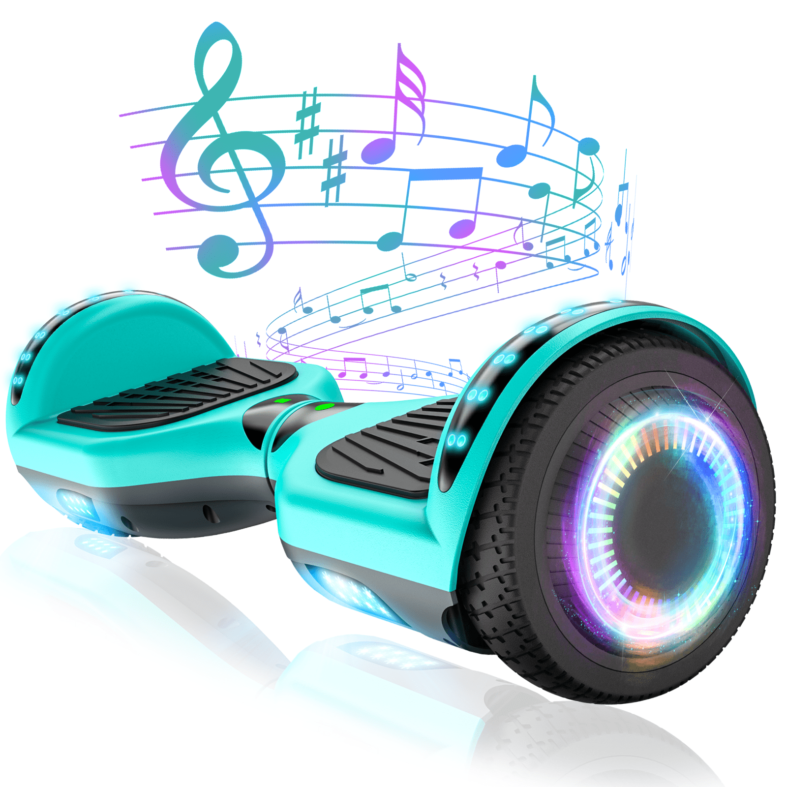 7 Inch Kids Led Light Bluetooth Music Two Wheel Self-balancing Hoverboards  Car Smart Balance Electric Scooter - Exhaust Temperature Meter - AliExpress