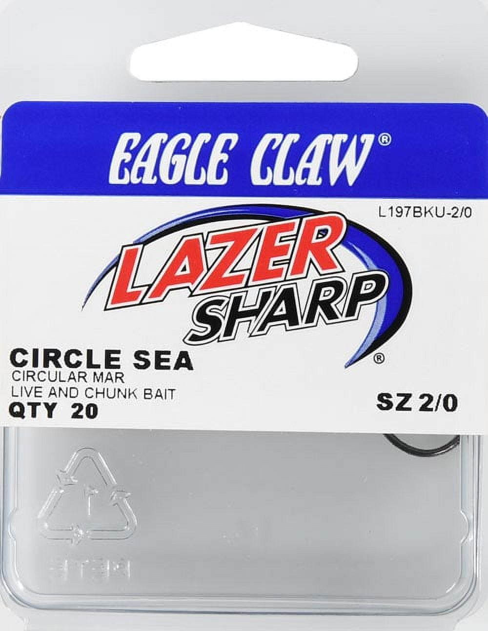 V.I.P. Eagle Claw, Circle Hook, Platinum Black Finish, Size 2/0