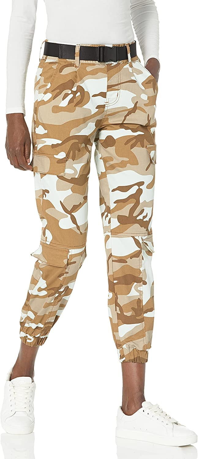 V.I.P. JEANS Cargo Pants for Women Juniors and Plus Sizes Solids, Baggy  Dessert Camo, 5 - Walmart.com