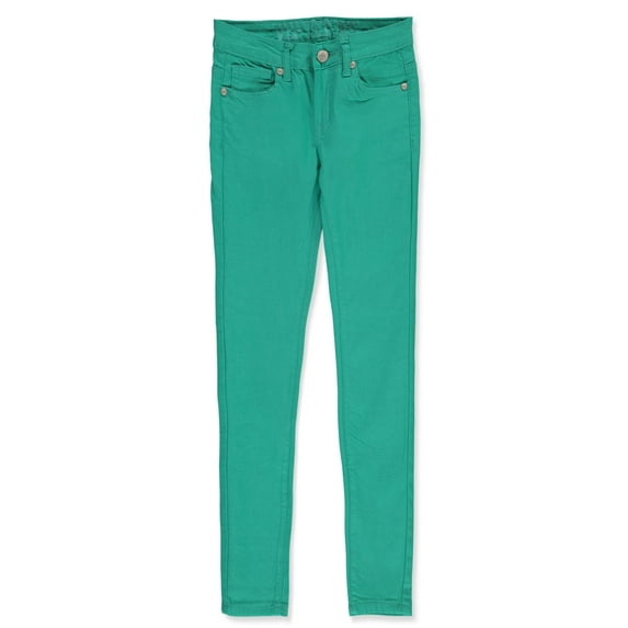 V.I.P. Jeans Girls' Super Stretch Skinny Jeans Color: mint Size: 7