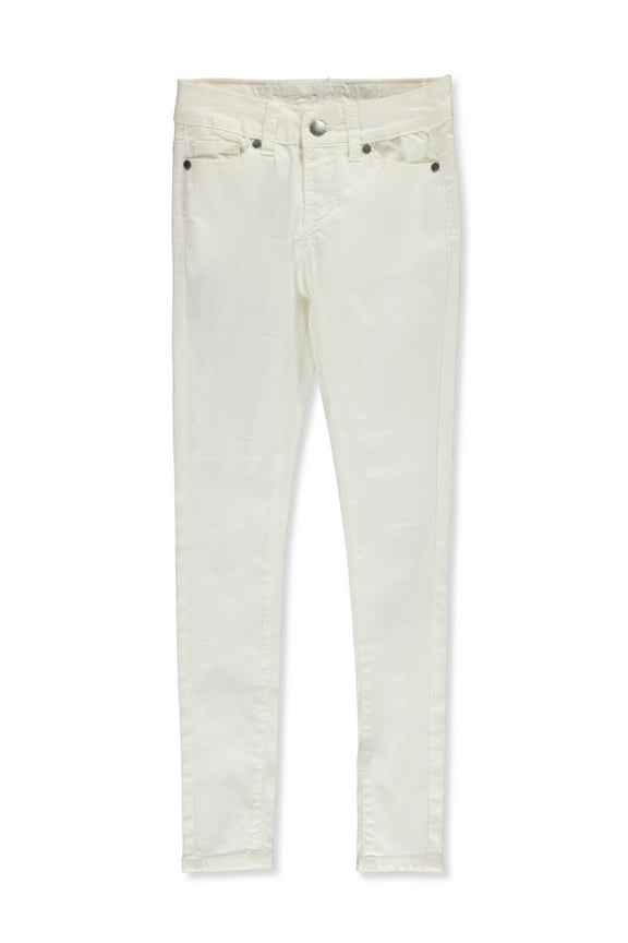 V.I.P. Jeans Girls' Super Stretch Skinny Jeans Color: white Size: 12