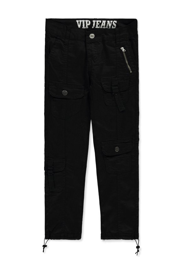 V.I.P. Jeans Girls' Wide Leg Cargo Pants Color: black Size: 16