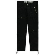 VIP JEANS V.I.P. Jeans Girls' Wide Leg Cargo Pants Color: black Size: 7