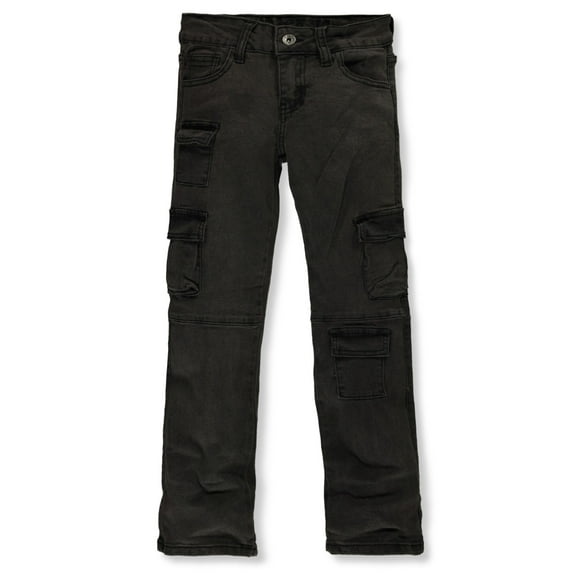 V.I.P. Jeans Girls' Wide Leg Jeans Color: dark gray Size: 8