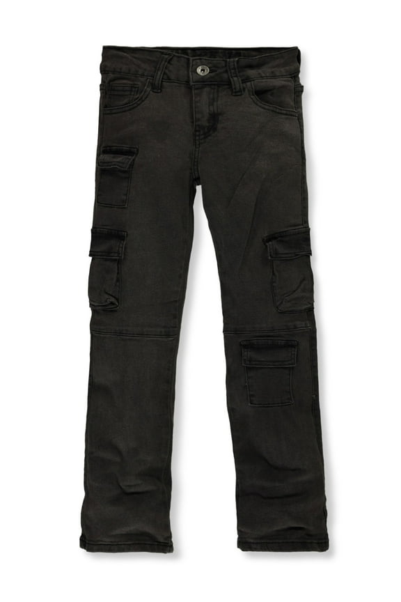 V.I.P. Jeans Girls' Wide Leg Jeans Color: dark gray Size: 8