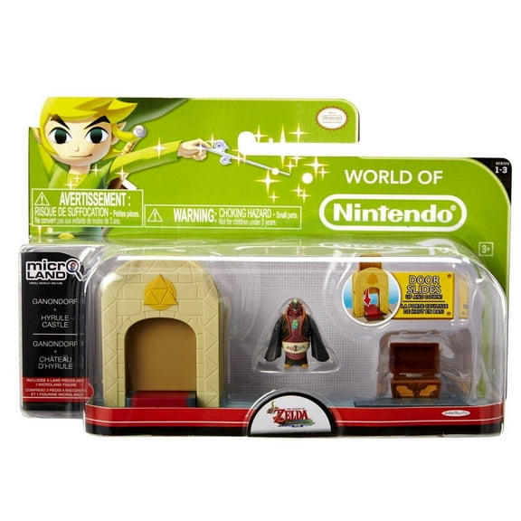 V.I.P. Micro Figure Ganondorf Castle Theme Action Figure Set, 3 Pieces