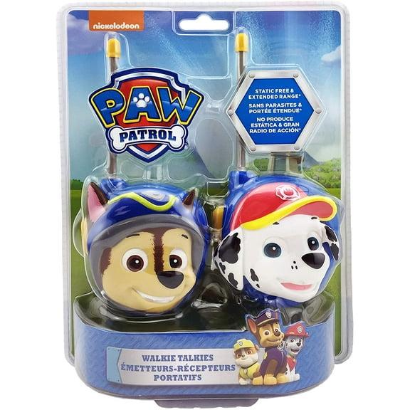 V.I.P. Paw Patrol Chase and Marshall Character Walkie Talkies
