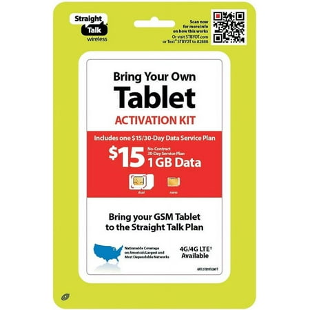 V.I.P. Straight Talk 1GB Byot Data 30 Days