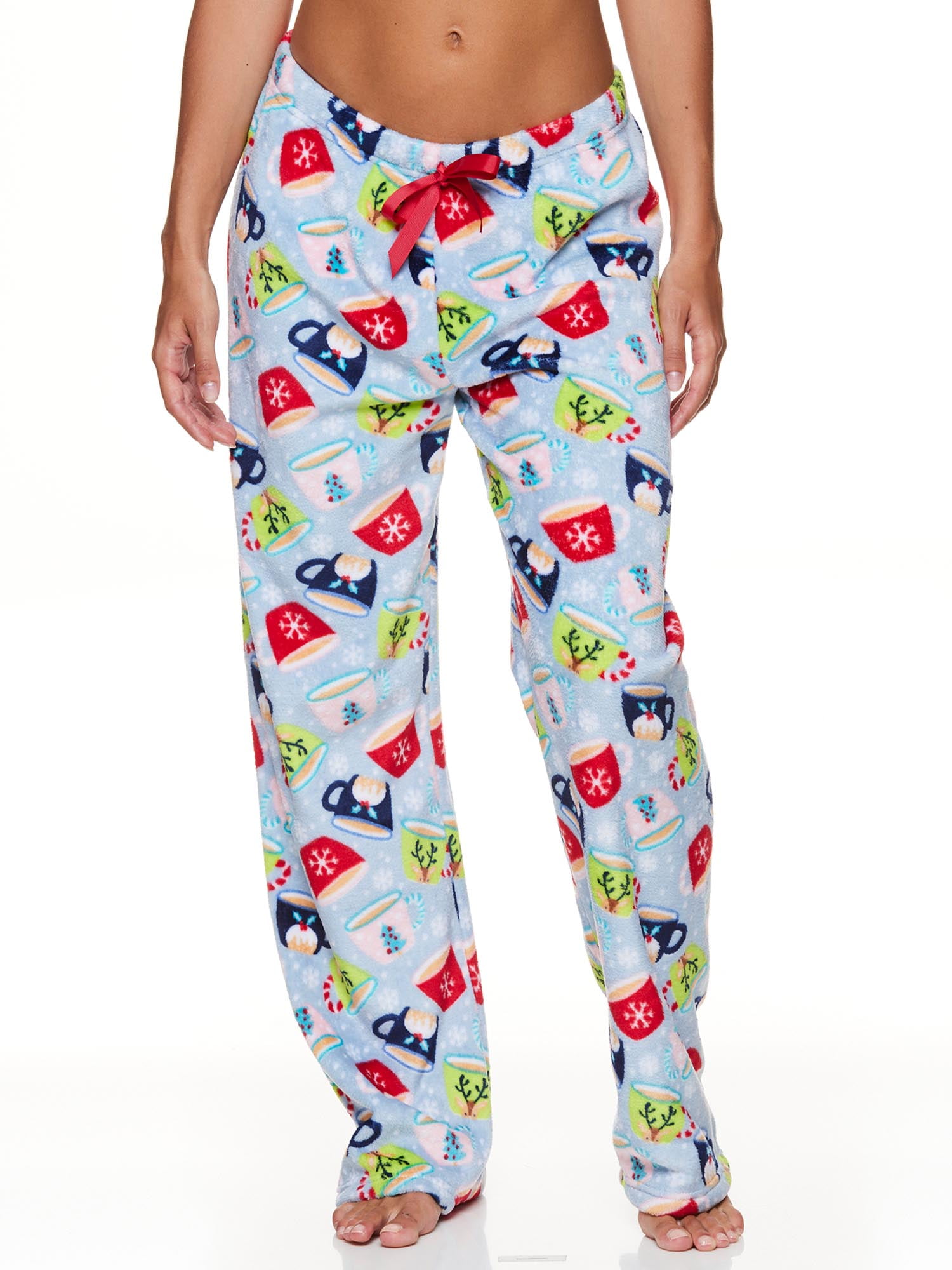 V.I.P. Women's & Women's Plus Plush Pajama Pant - Walmart.com