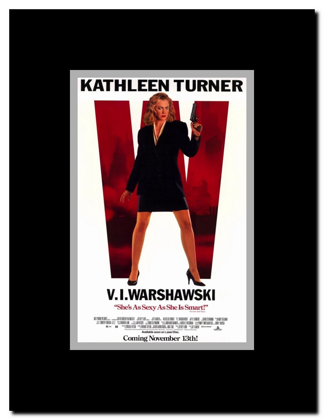 V.I. Warshawski Framed Movie Poster