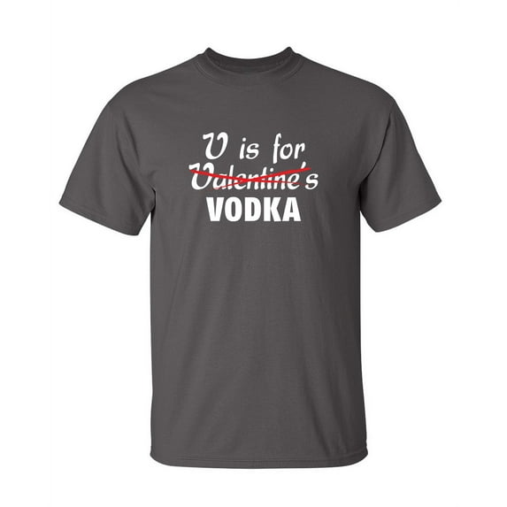 V Is For Sarcastic Humor Graphic Novelty Super Soft Ring Spun Funny T Shirt