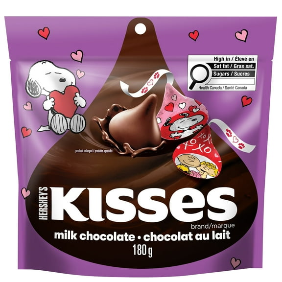 Hershey's Valentine's Day Snoopy Milk Chocolate Kisses, 180g/6.3 oz.
