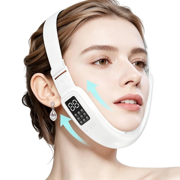 V Lift Facial Device With 8 Modes, Adjustable Intensities For Home Use