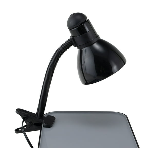 V-Light 14 inch Black Gooseneck Lamp with Clip-On